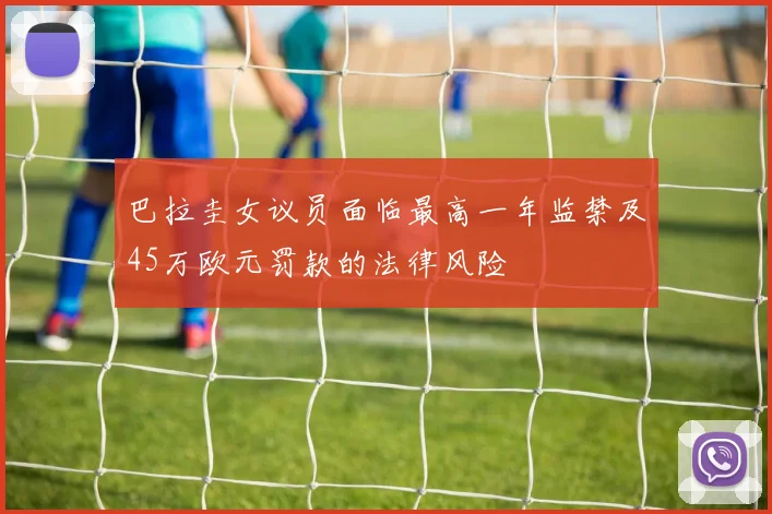 巴拉圭女议员面临最高一年监禁及45万欧元罚款的法律风险